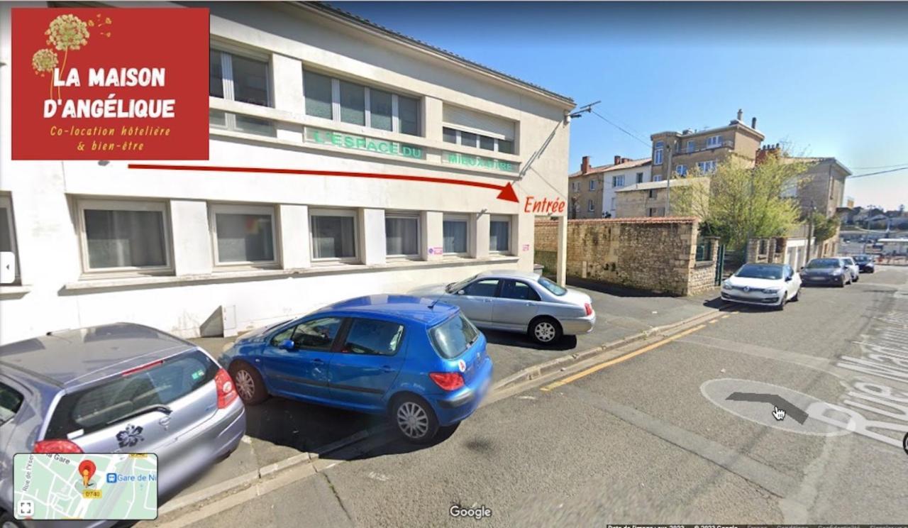 La Maison D'Angelique - Colocation Hoteliere A 150M Gare Tgv- Grande Cuisine Equipee & Salon - Fibre - Netflix Niort Eksteriør billede